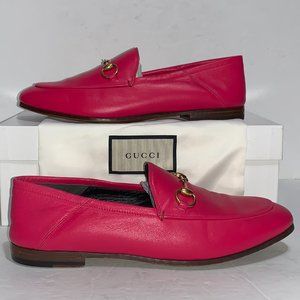 Gucci Brixton Convertible Loafers Fuchsia Flou